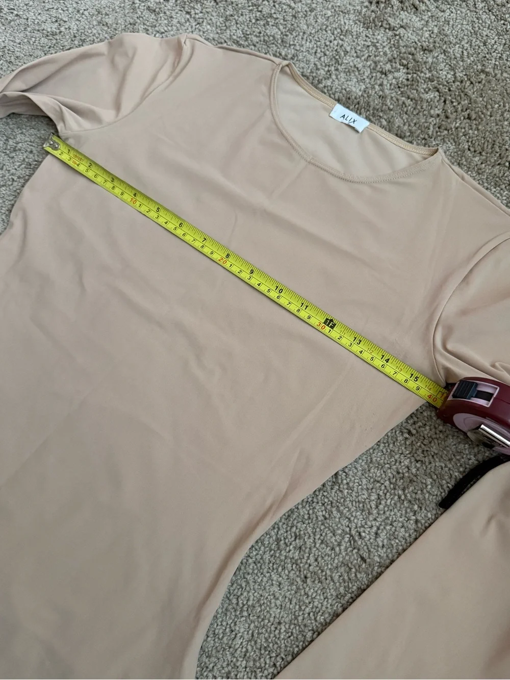 ALIX Long Sleeve Nude Bodysuit